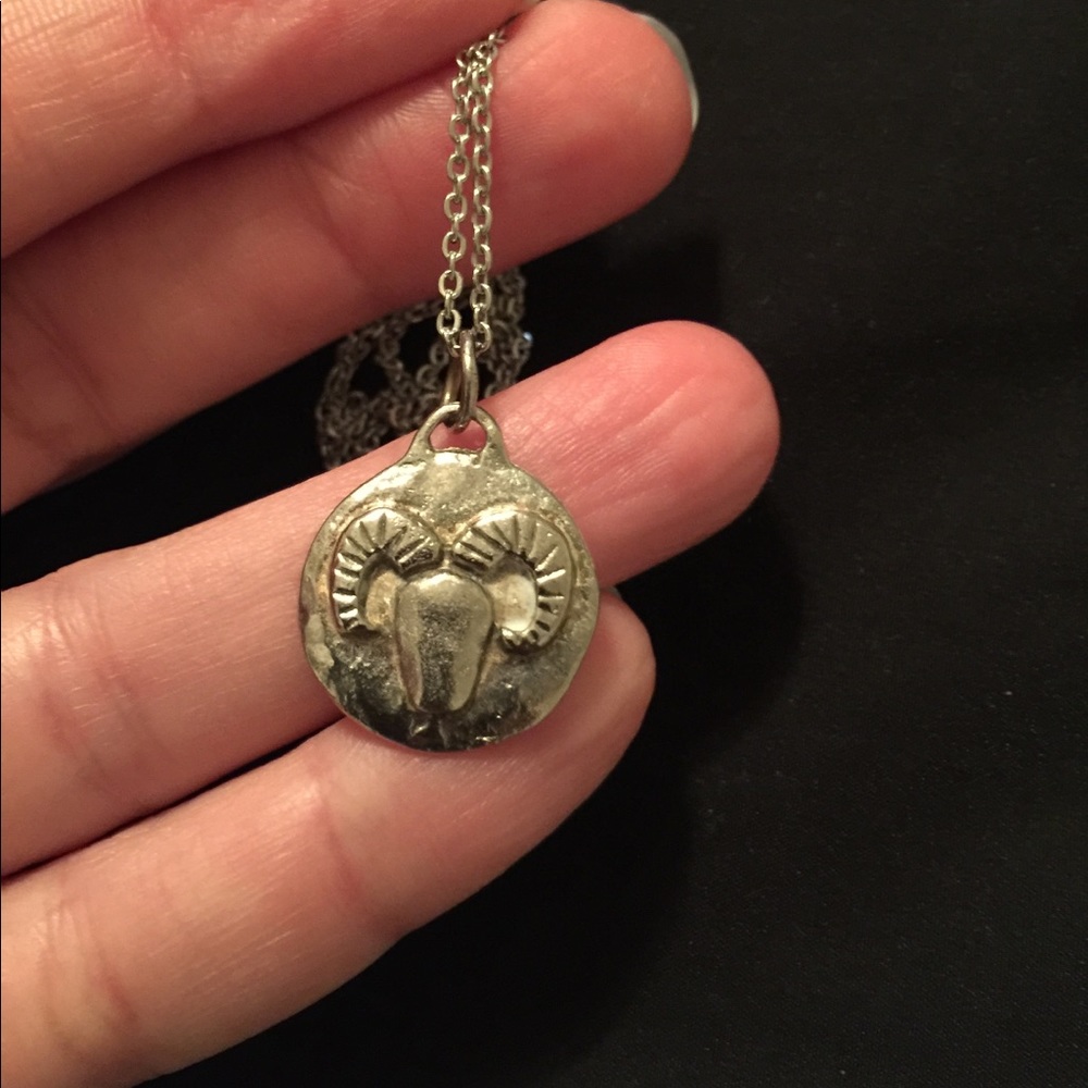 Silver Aries Necklace 🐏